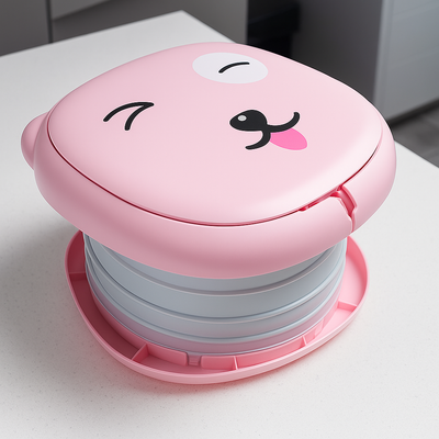 TravEase Potty | Portable Potty Toddler – Odour-Blocking Liners – Strong 50 kg Capacity – Travel & Day Out Use