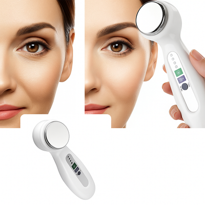 DermaLift | Ultrasonic Facial Massager – Skin Tightening Anti-Ageing – 1 MHz Vibration – At-Home Device for Women