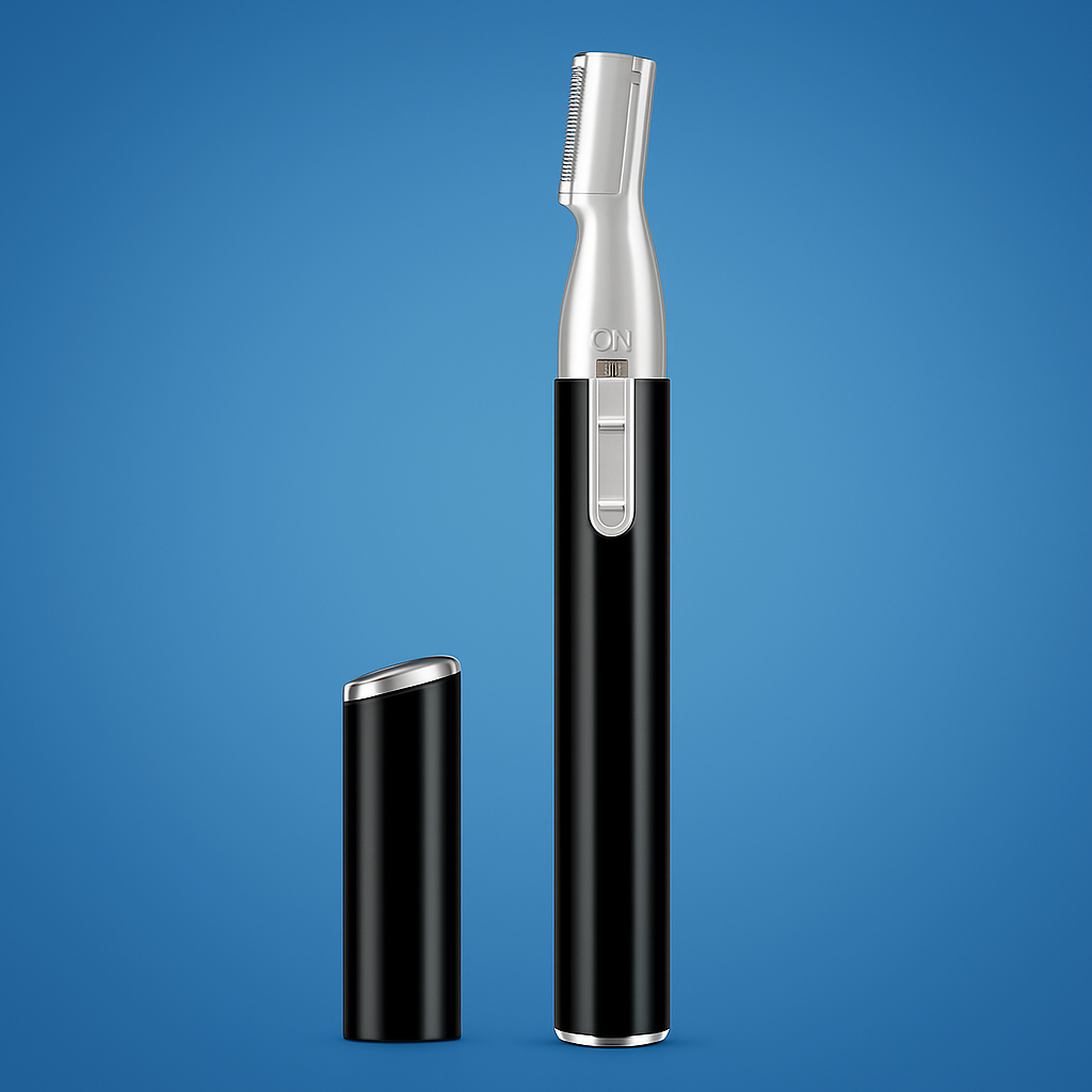 GroomEase | Eyebrow Trimmer – Painless Precision – Stainless Steel Mini Facial Shaver – For Sensitive Skin & On-the-Go Grooming