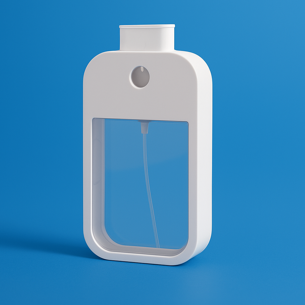 MistCard | Travel Spray Bottle – Leak-Proof Fine Mist Refillable – Compact Card-Shape for Perfume & Sanitiser