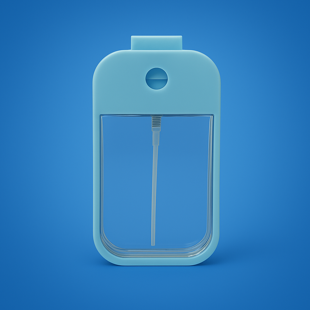 MistCard | Travel Spray Bottle – Leak-Proof Fine Mist Refillable – Compact Card-Shape for Perfume & Sanitiser