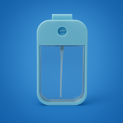 MistCard | Travel Spray Bottle – Leak-Proof Fine Mist Refillable – Compact Card-Shape for Perfume & Sanitiser