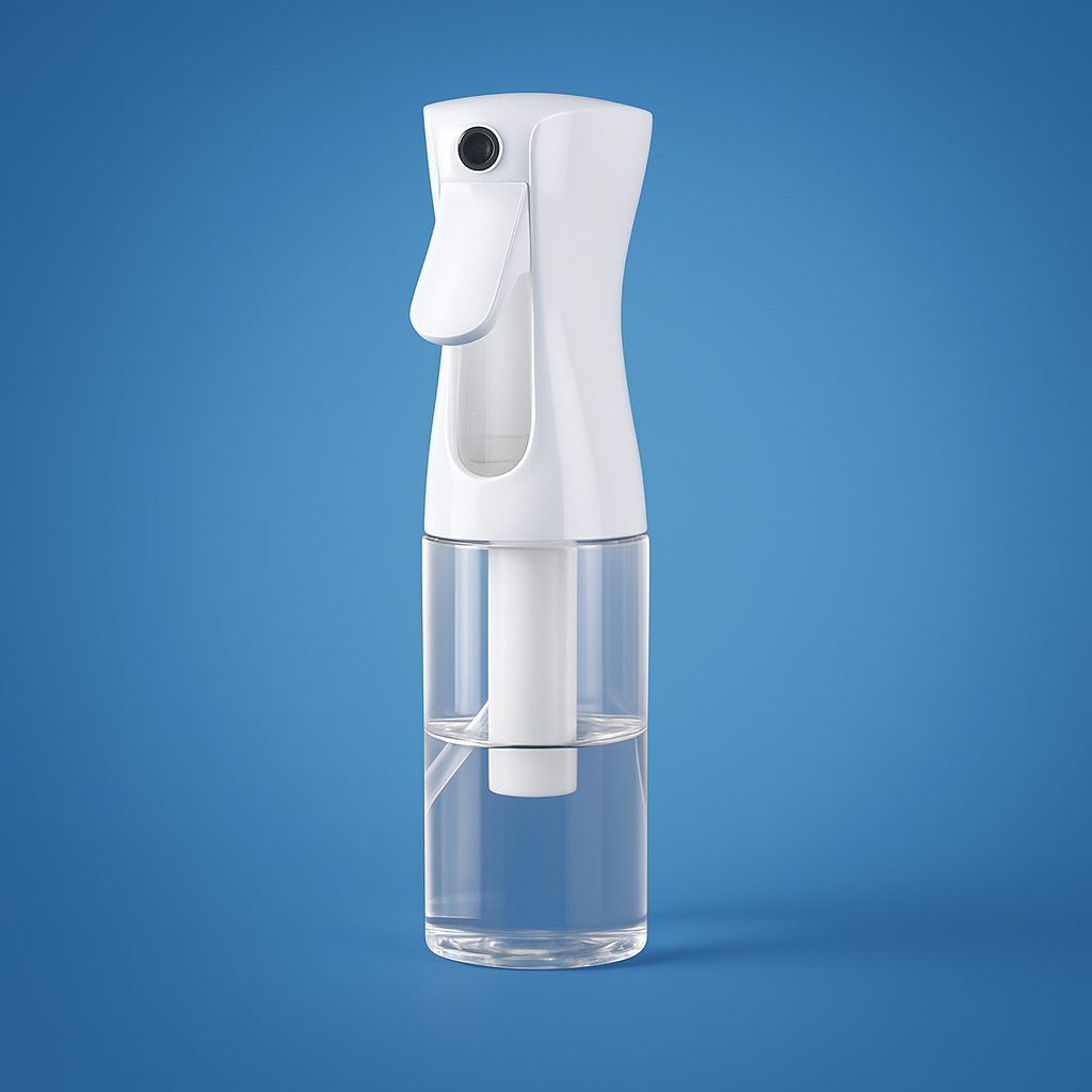 MistFlow | Continuous Spray Bottle – Long-Last Mist Delivery – Lightweight Refillable Design – Hair Plants Cleaning
