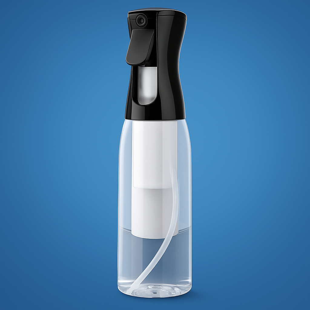 MistFlow | Continuous Spray Bottle – Long-Last Mist Delivery – Lightweight Refillable Design – Hair Plants Cleaning