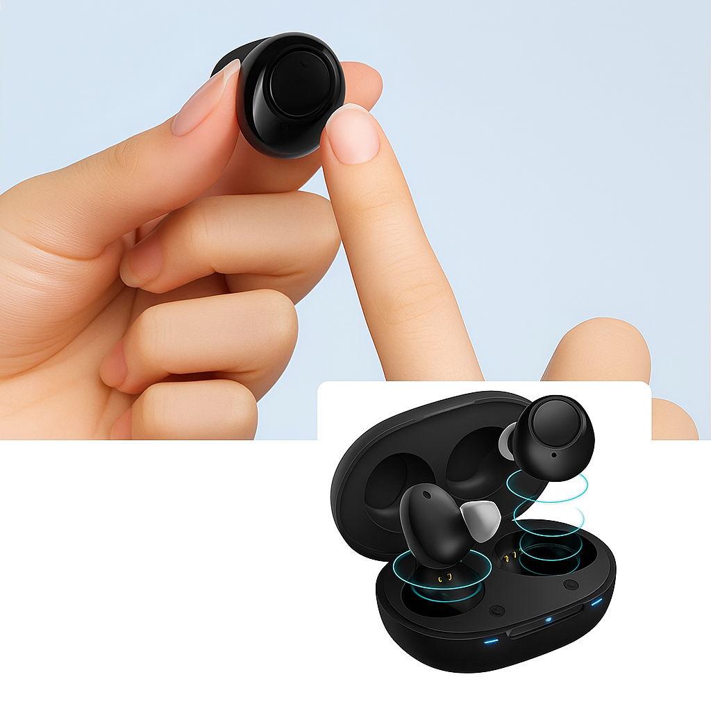 HearEase | OTC Hearing Amplifier – Noise Reduction & Clarity Boost – Rechargeable Lightweight Design – Everyday Conversations