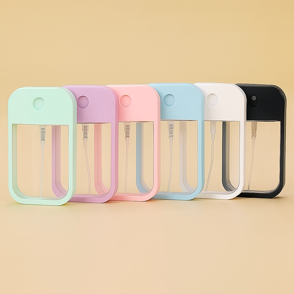 MistCard | Travel Spray Bottle – Leak-Proof Fine Mist Refillable – Compact Card-Shape for Perfume & Sanitiser