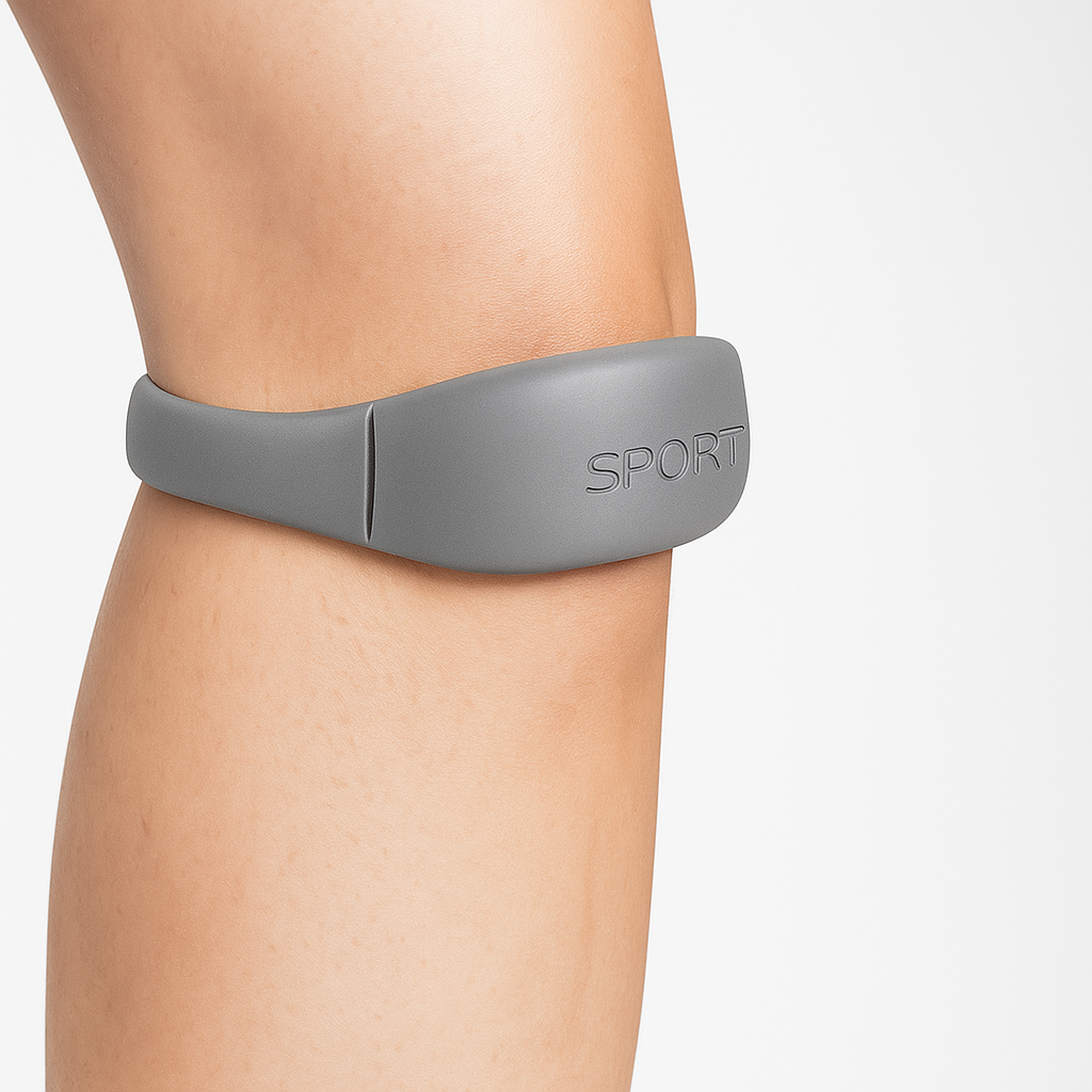 TidoSil | Patellar Tendon Strap – Compression Knee Band Relief – Silicone Non-Slip Elastic – Running & Sport Use