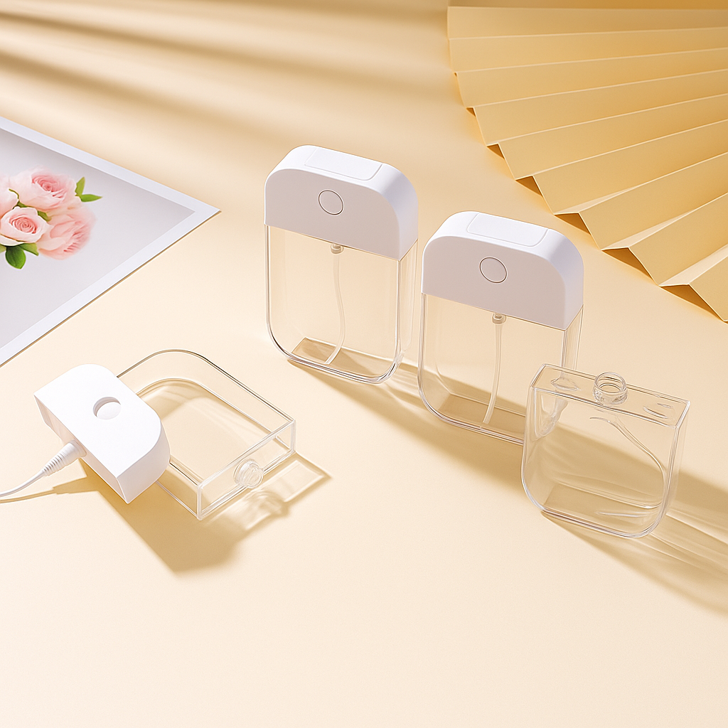 MistCard | Travel Spray Bottle – Leak-Proof Fine Mist Refillable – Compact Card-Shape for Perfume & Sanitiser