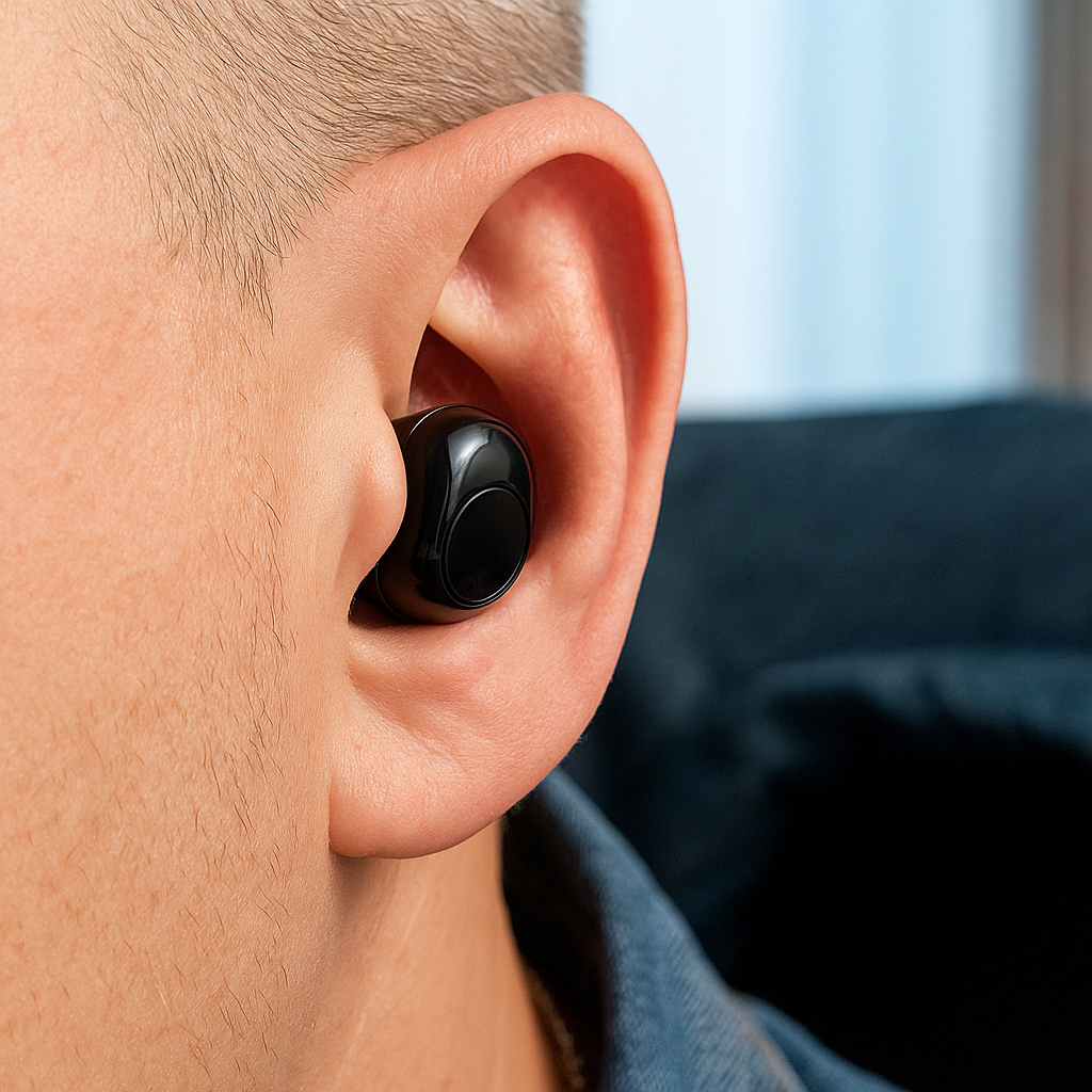 HearEase | OTC Hearing Amplifier – Noise Reduction & Clarity Boost – Rechargeable Lightweight Design – Everyday Conversations