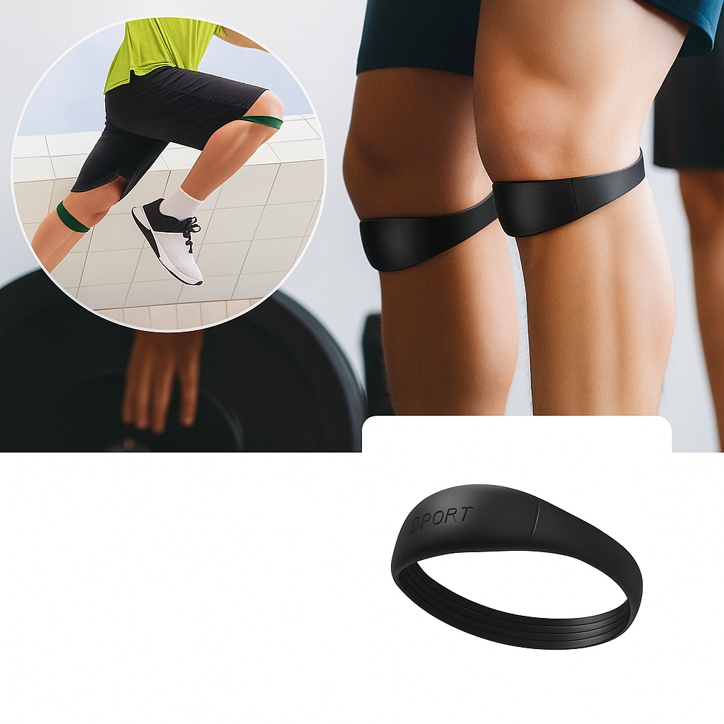 TidoSil | Patellar Tendon Strap – Compression Knee Band Relief – Silicone Non-Slip Elastic – Running & Sport Use