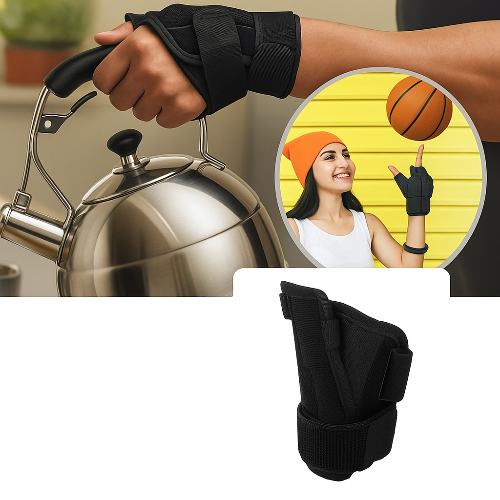ThumbEase | Wrist Support Brace – Relief for De Quervain’s Tendonitis – Breathable Adjustable Compression – Everyday & Active Use
