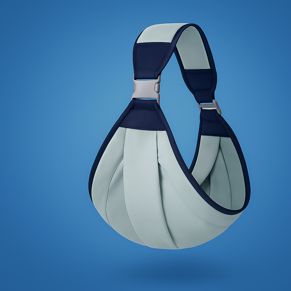 CarryEase | Baby Carrier Sling – Ergonomic Breathable – Lightweight Mesh Adjustable – Newborns and Parents