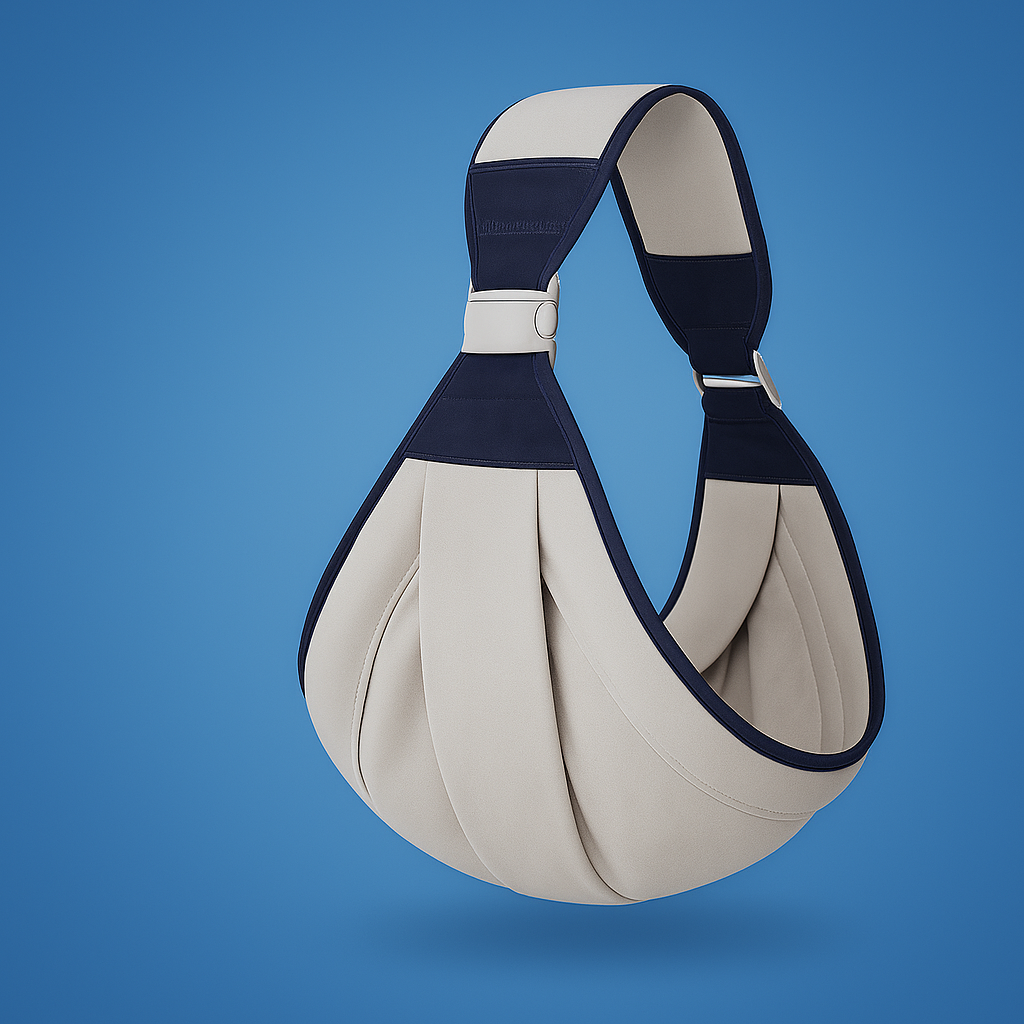 CarryEase | Baby Carrier Sling – Ergonomic Breathable – Lightweight Mesh Adjustable – Newborns and Parents