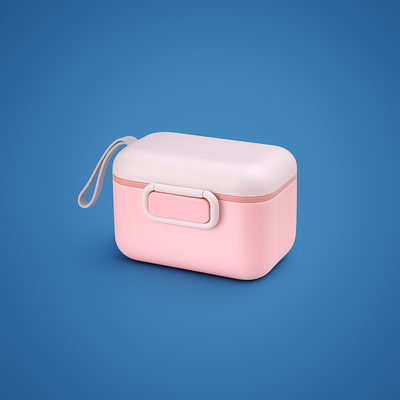 FeedEase | Baby Milk Powder Container – Airtight Spill-proof Seal – Food-grade Durable Design – Travel & Daycare