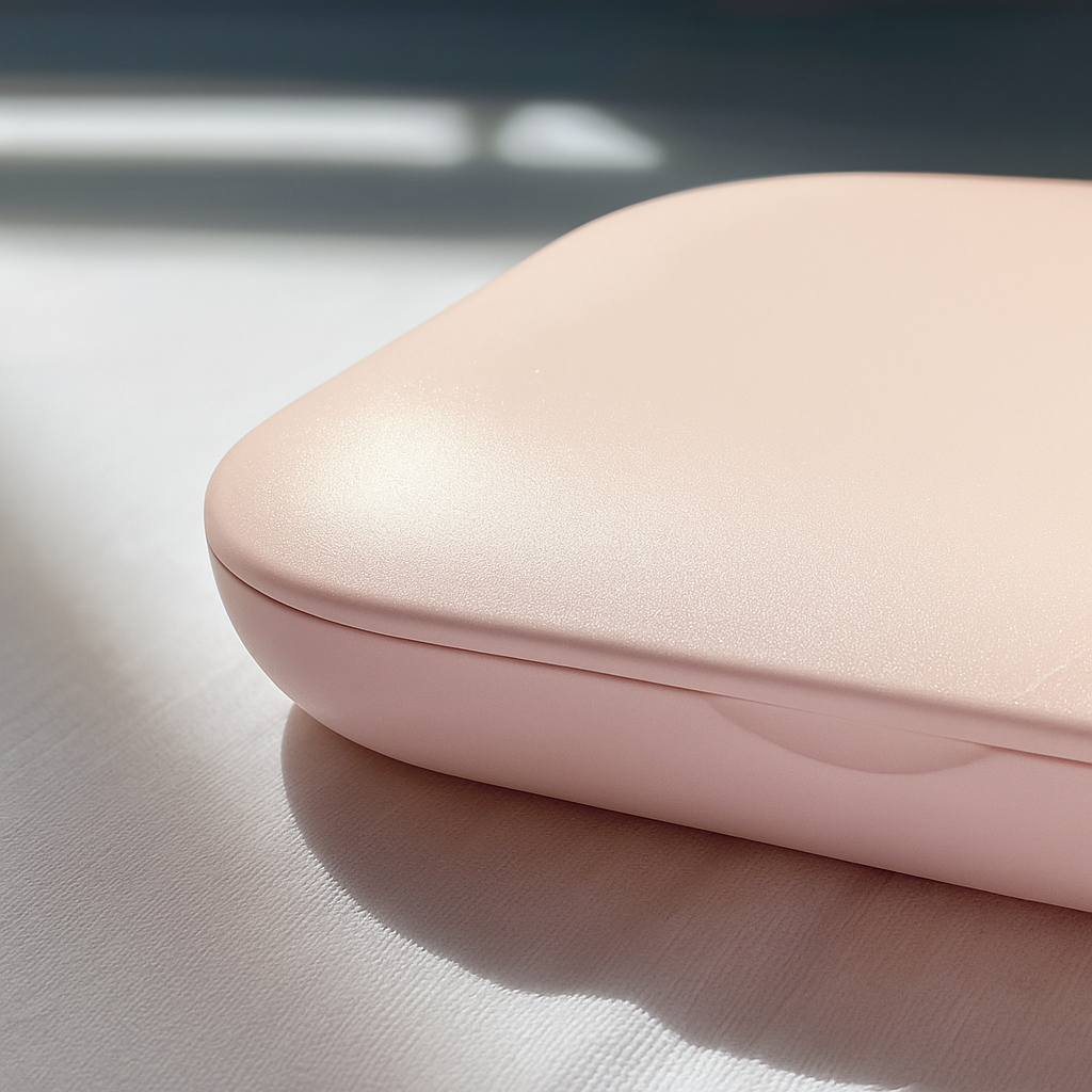 GlowFold | Light Up Makeup Mirror – Adjustable LED Brightness – Compact Folding Double-Sided – Travel & Home Use