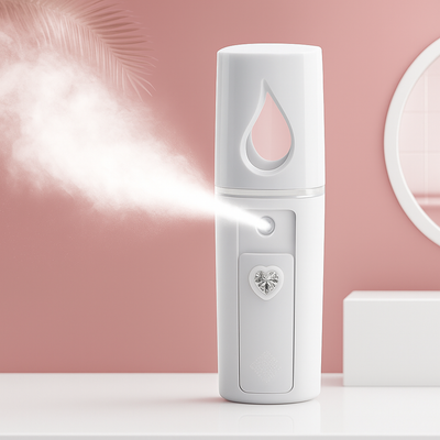 HydraMist | Facial Steamer – Deep Hydration Nano Mist – USB Rechargeable Handheld – Travel & Home Skincare