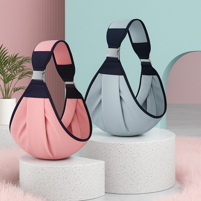 CarryEase | Baby Carrier Sling – Ergonomic Breathable – Lightweight Mesh Adjustable – Newborns and Parents