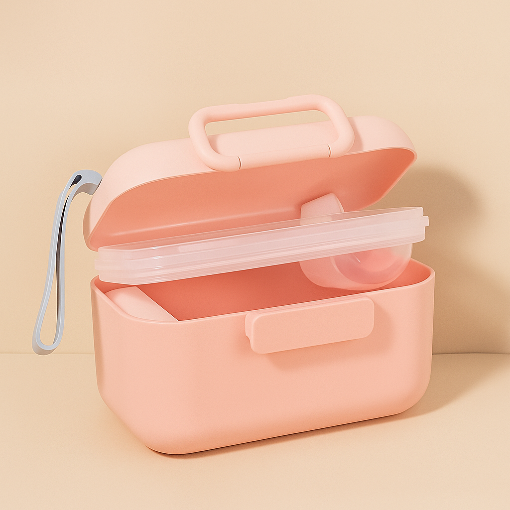 FeedEase | Baby Milk Powder Container – Airtight Spill-proof Seal – Food-grade Durable Design – Travel & Daycare