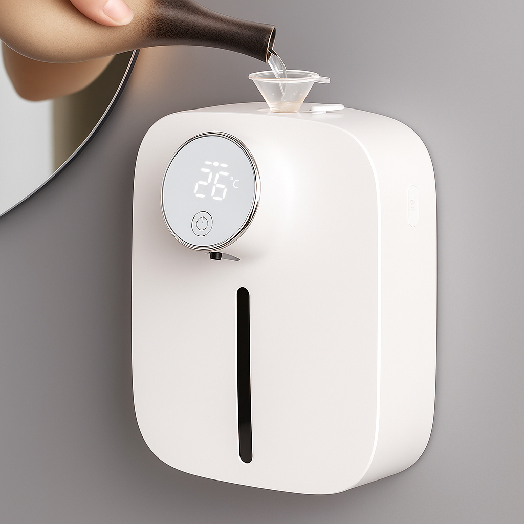 PureGuard | Automatic Soap Dispenser – Touchless Hygiene – Rechargeable Wall Mounted – Bathrooms Kitchens Homes