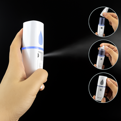 HydraMist | Facial Steamer – Deep Hydration Nano Mist – USB Rechargeable Handheld – Travel & Home Skincare