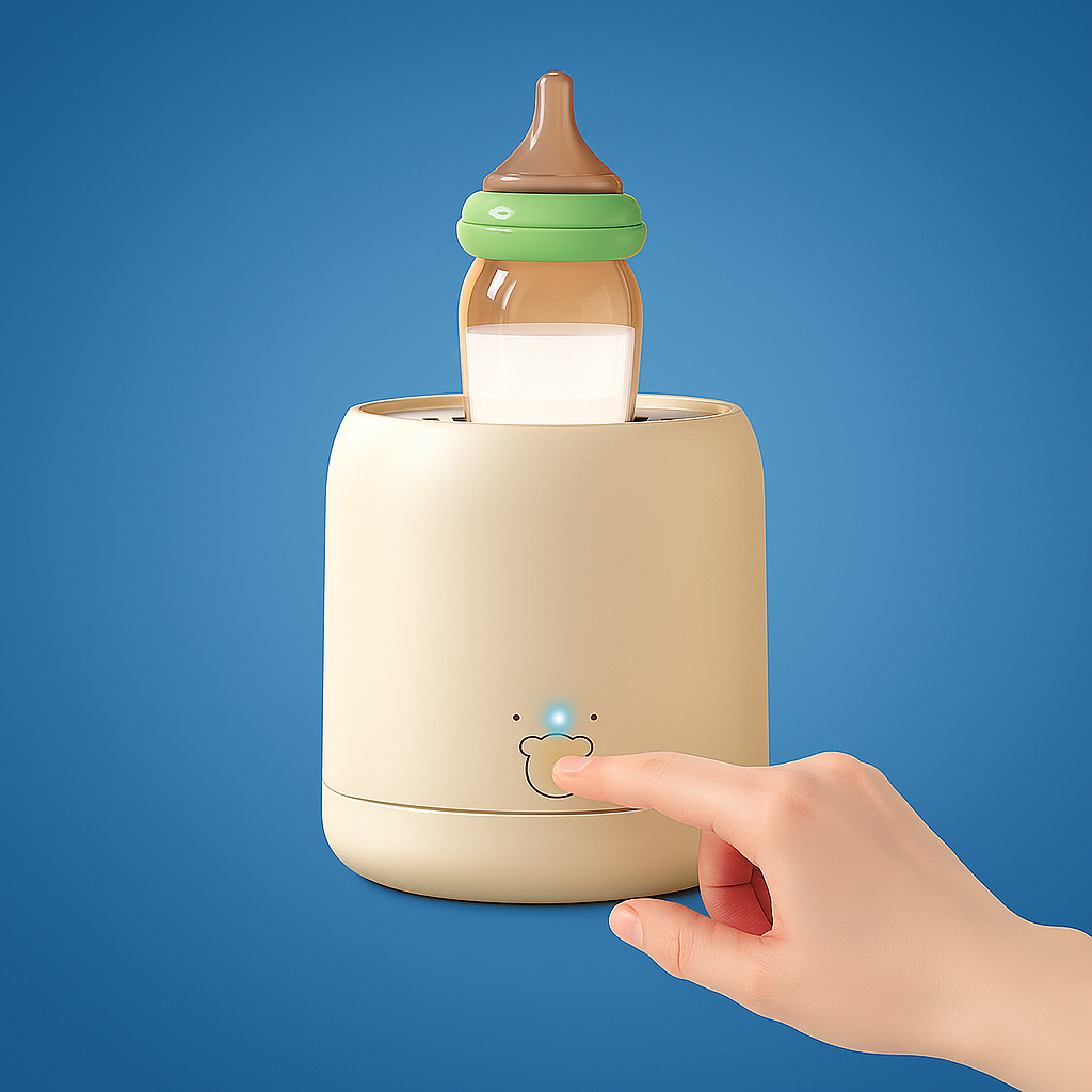 CalmaFeed | Baby Formula Mixer – Clump-Free Bottle Shaker – Quiet Rechargeable Design – Night Feeds & Busy Parents