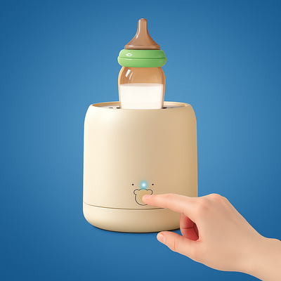 CalmaFeed | Baby Formula Mixer – Clump-Free Bottle Shaker – Quiet Rechargeable Design – Night Feeds & Busy Parents