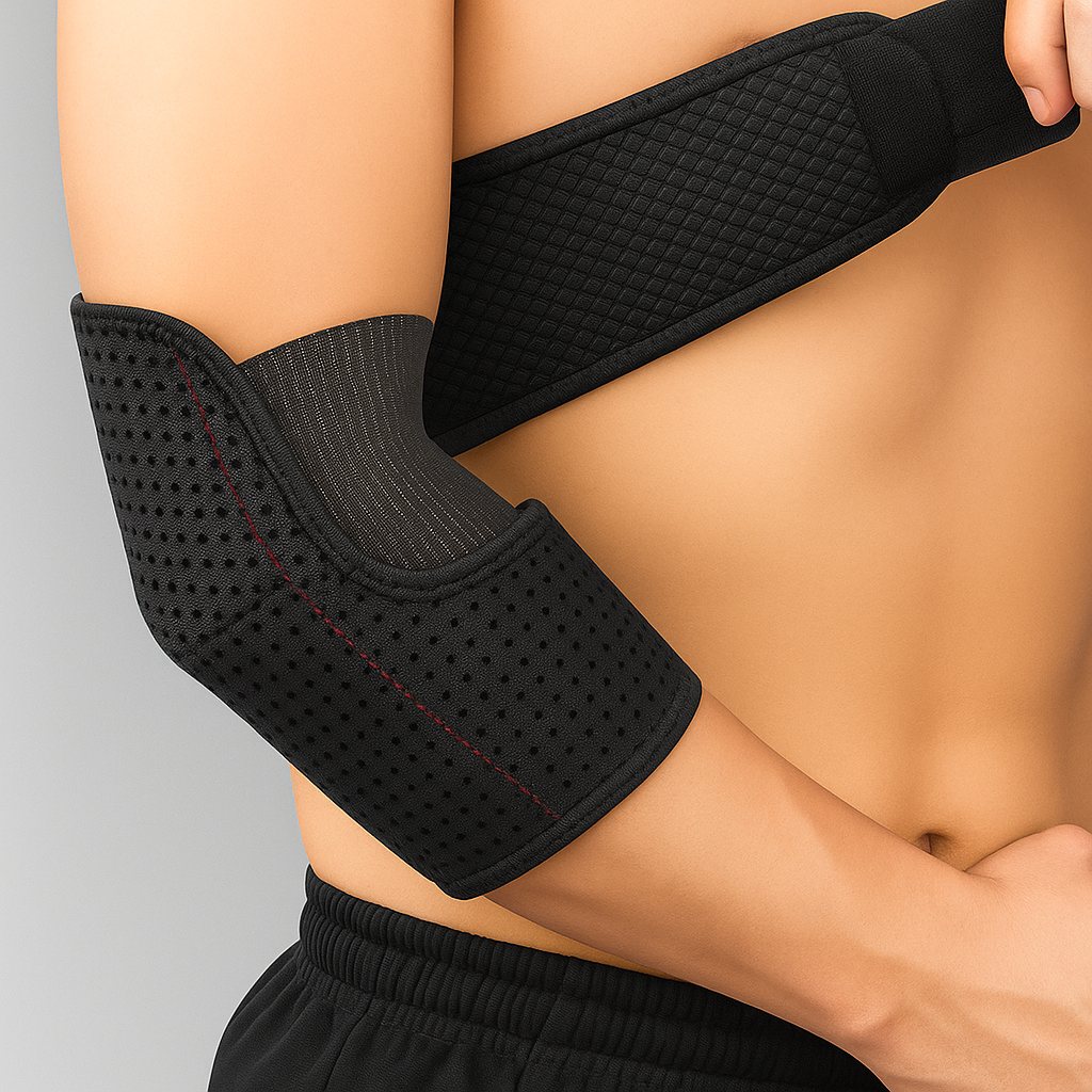 ElboSure | Elbow Support Sleeve – Breathable Compression – Adjustable Non-Slip Fit – Work Sports & Injury Relief