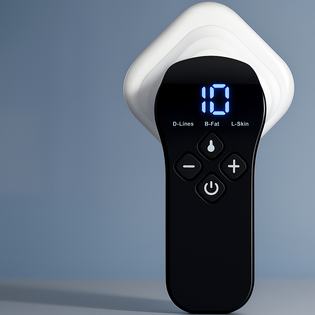 CelluTherm | Handheld Massager – Cellulite Reduction – Heat & Vibration Therapy – Weight Loss Toning & Smoother Skin