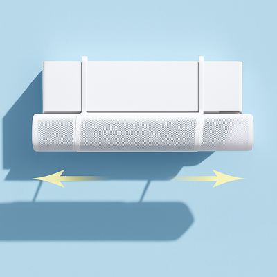 BreezeBlocker | Air Conditioner Deflector – Prevents Cold Draughts – Adjustable Anti-Blowing Design – Children, Elderly & Family Health