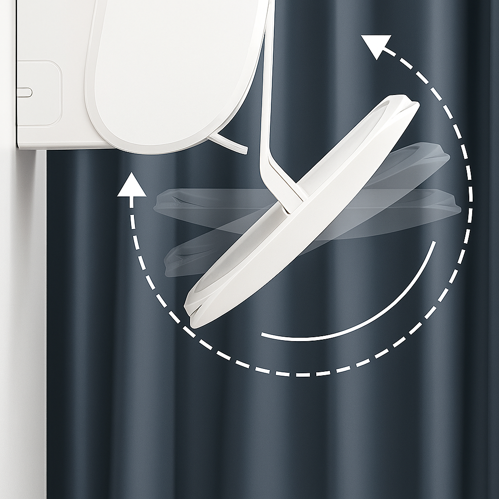 BreezeBlocker | Air Conditioner Deflector – Prevents Cold Draughts – Adjustable Anti-Blowing Design – Children, Elderly & Family Health