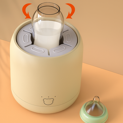 CalmaFeed | Baby Formula Mixer – Clump-Free Bottle Shaker – Quiet Rechargeable Design – Night Feeds & Busy Parents