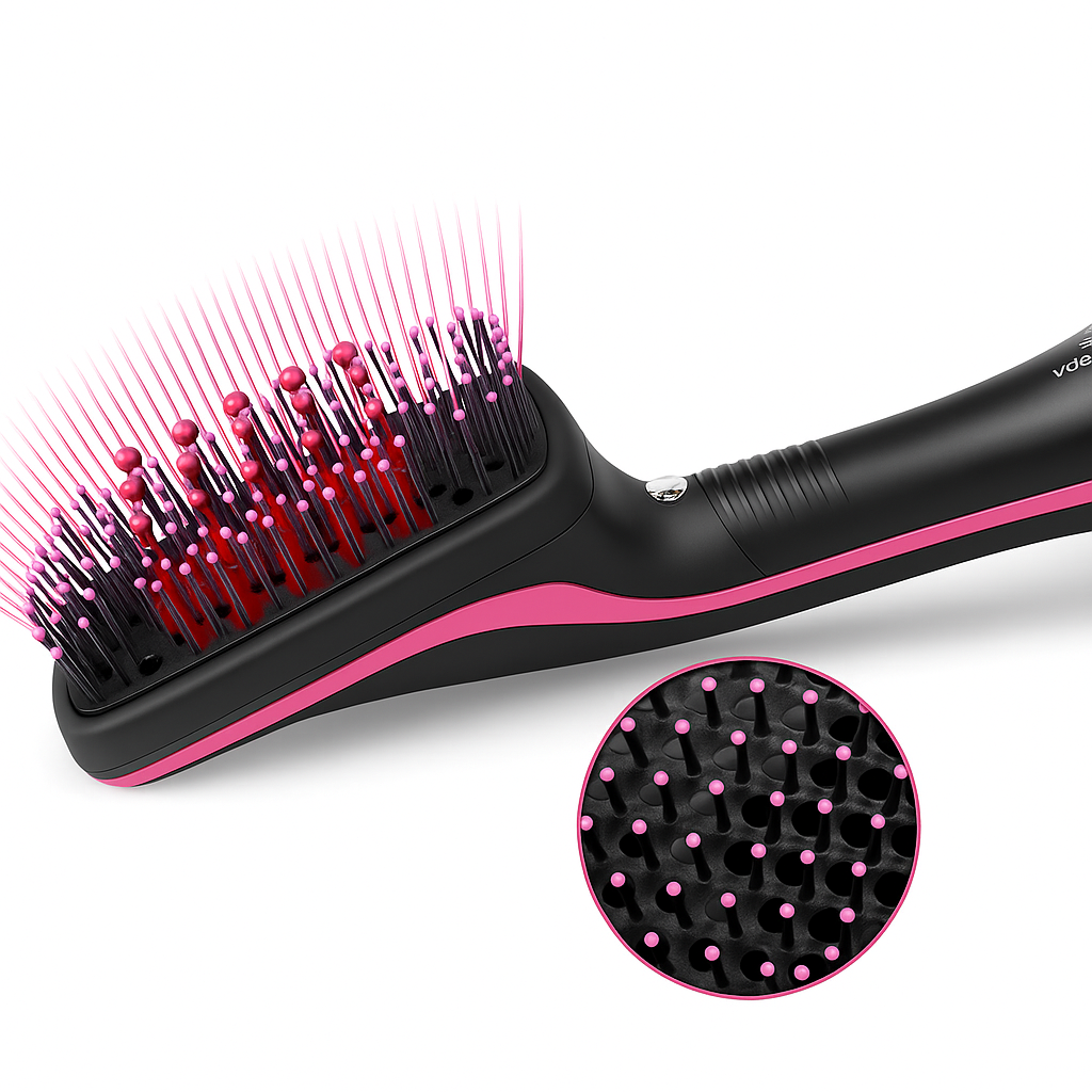 SilkFlow | Hair dryer brush – Volumising ionic technology – 1000W lightweight – Salon-quality blow dries at home