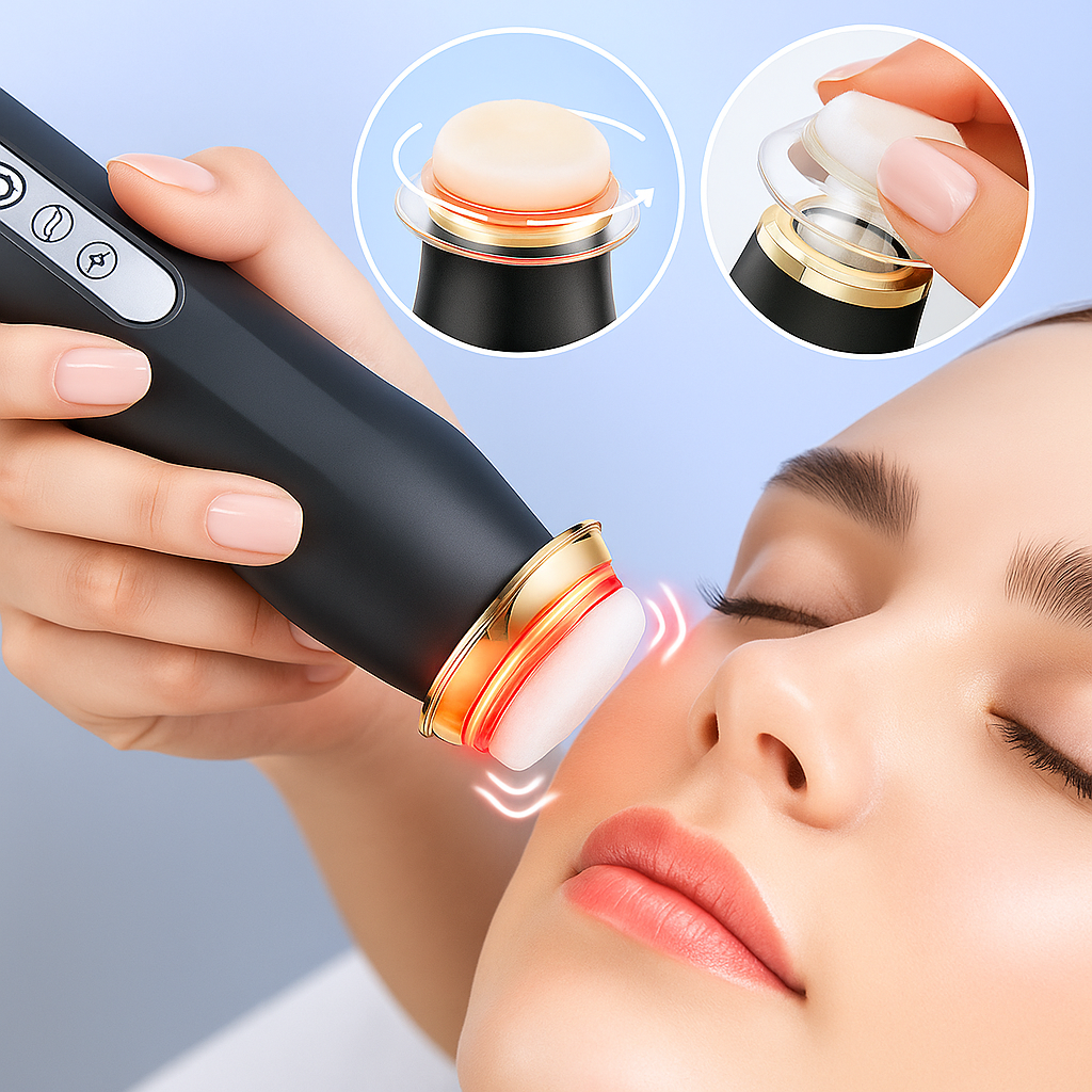 GlowLift | Skin Care Device – Deep Pore Cleansing & Blackhead Removal – LED Therapy – At-Home Facial Treatments