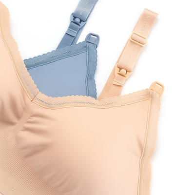 Nurtura | Maternity Breastfeeding Top – Leak-proof Support Pads – Stretch Cotton – Confidence for New Mothers