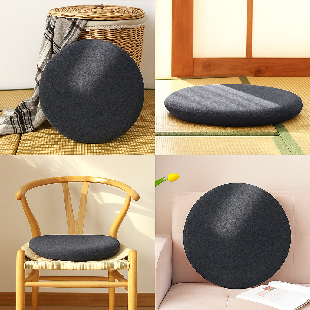 ErgoRelief | Coccyx Cushion – Memory Foam Back Pain Relief – Ergonomic High-density Support – Portable For Work and Travel