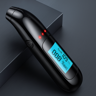 DriveClear | Breathalyser – Morning-after Alcohol Tester – Portable LCD Screen – Safe for UK Drivers