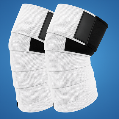 LiftGuard | Powerlifting Knee Wraps – Injury Prevention – Non-slip Long Design – Squats and Strength Training