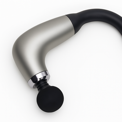 DeepEase | Massage Gun – Extended Handle – Quiet Adjustable Levels – Pain Relief For Back and Full Body