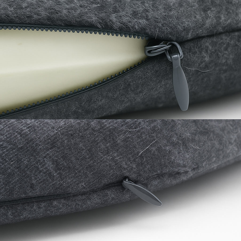 ErgoRelief | Coccyx Cushion – Memory Foam Back Pain Relief – Ergonomic High-density Support – Portable For Work and Travel