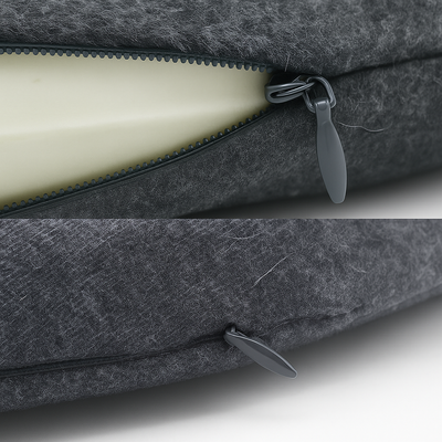 ErgoRelief | Coccyx Cushion – Memory Foam Back Pain Relief – Ergonomic High-density Support – Portable For Work and Travel