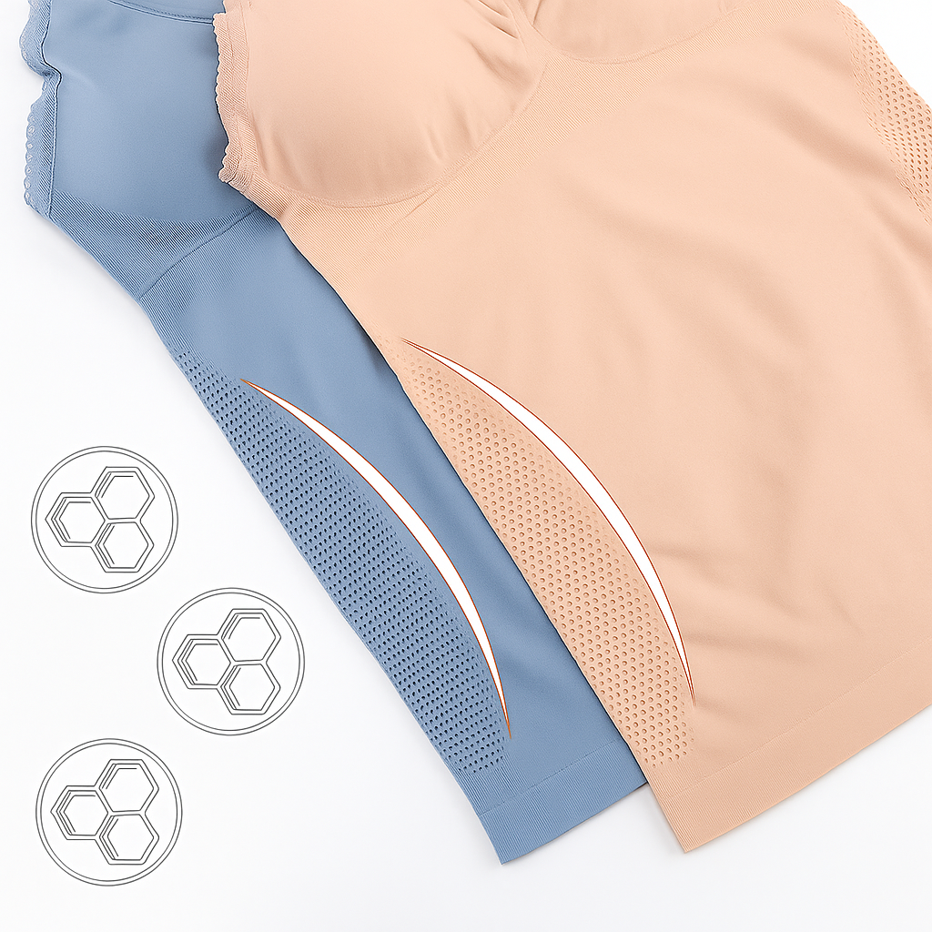 Nurtura | Maternity Breastfeeding Top – Leak-proof Support Pads – Stretch Cotton – Confidence for New Mothers