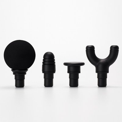 DeepEase | Massage Gun – Extended Handle – Quiet Adjustable Levels – Pain Relief For Back and Full Body