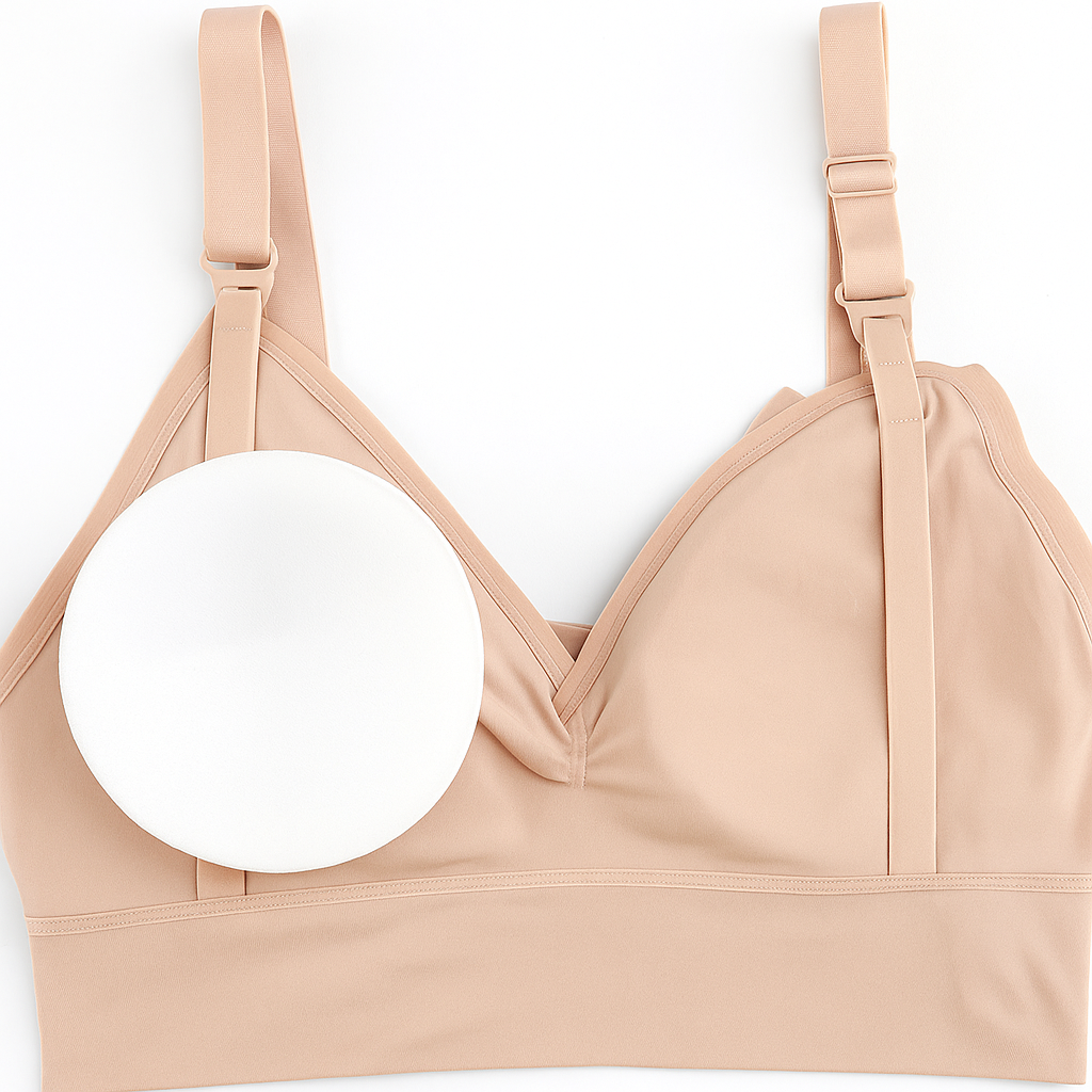 Nurtura | Maternity Breastfeeding Top – Leak-proof Support Pads – Stretch Cotton – Confidence for New Mothers