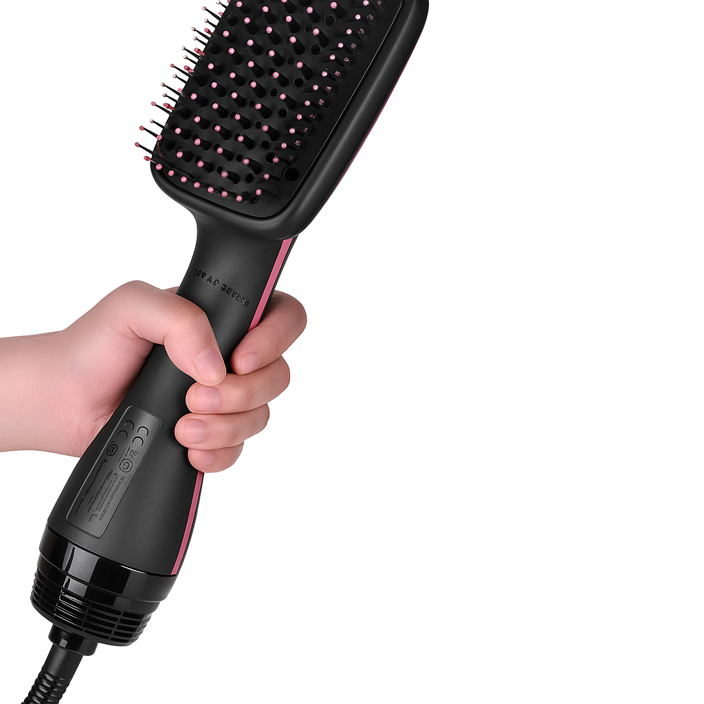 SilkFlow | Hair dryer brush – Volumising ionic technology – 1000W lightweight – Salon-quality blow dries at home