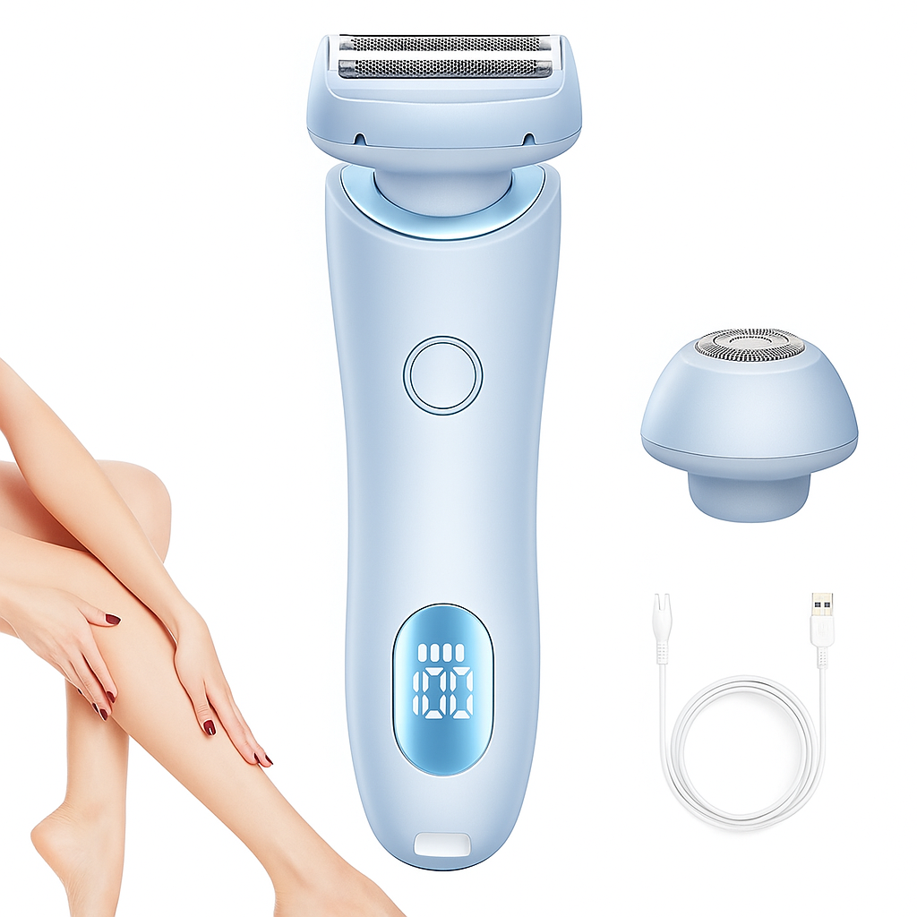 SilkGuard | Bikini Trimmer – Irritation-free Gentle Shave – Waterproof Wet & Dry – Precision Head – Women with Sensitive Skin