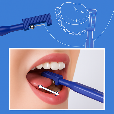 VocaFlex | Oral Muscle Trainer – 3-Piece Tongue Tip Exerciser – Non-Slip Handle – Improves Speech & Swallowing Control