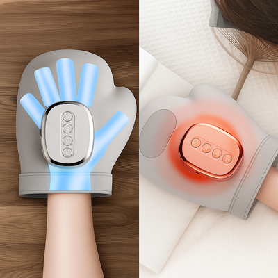 CalmPulse | Hand Compression Massager – Heat Relief Device – Cordless USB-Rechargeable – Ideal for Carpal Tunnel