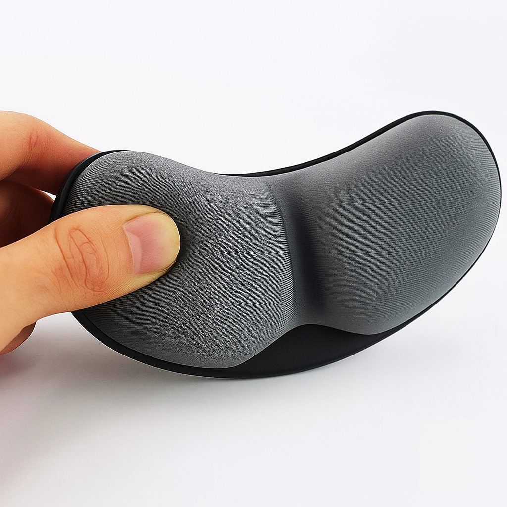 WristEase | Ergonomic Wrist Rest – Pain Relief Support – Memory Foam Cushioned Non-slip – Office and Gaming