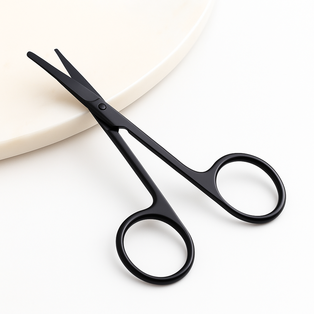SafeTrim | Nose Hair Scissors – Rounded Tip Safety – Rust-Resistant Stainless Steel – Painless Grooming for Men & Women
