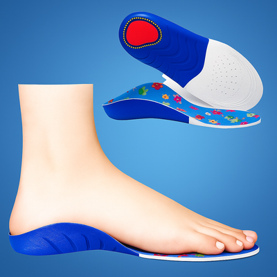 ArchMate | Kids Orthotic Insoles – Flat Feet Support – Firm Arch Structure – Comfort & Stability for Active Feet
